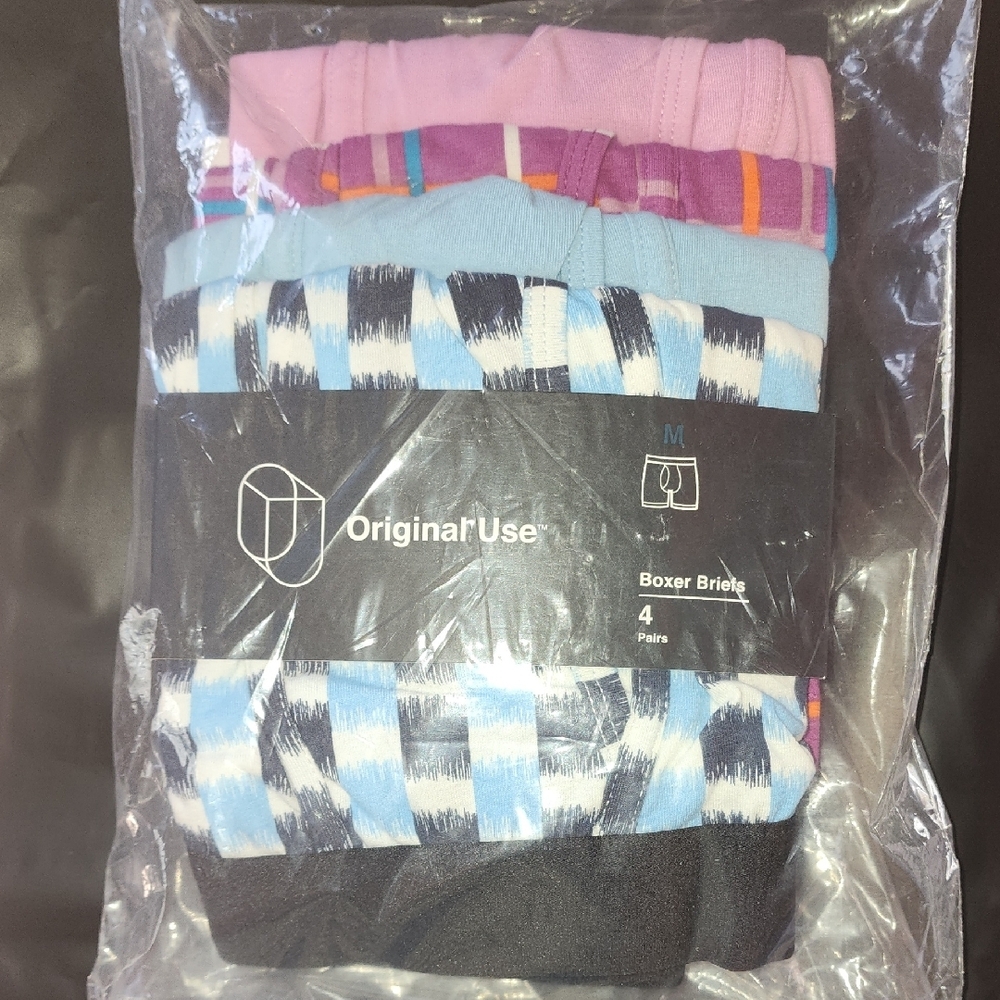 Original Use Black and Blue Boxer Briefs Underwear